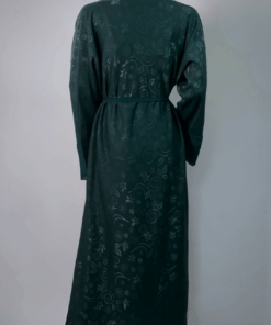 Alternative view of Rich Teal 3-Piece Abaya Set