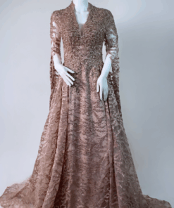 Dusty Pink evening Dress