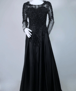 Satin Ball Gown Dress